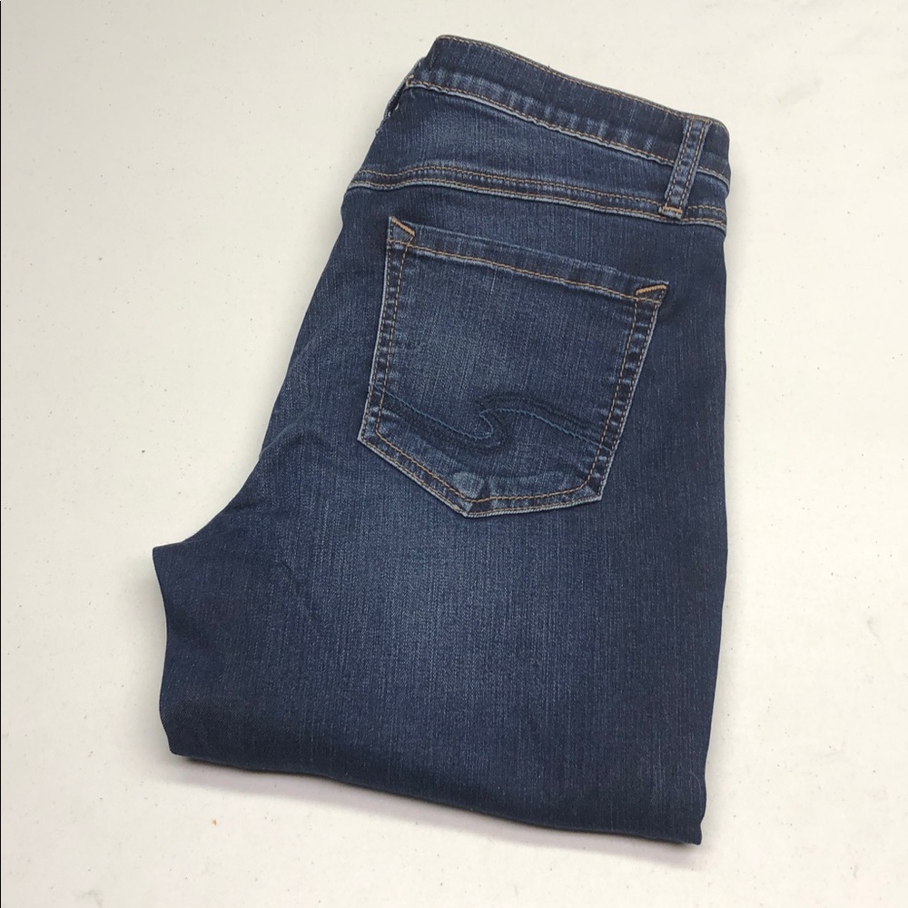 LIKE NEW SILVER PULL ON JEGGINGS JEANS 27x27 ⭐️